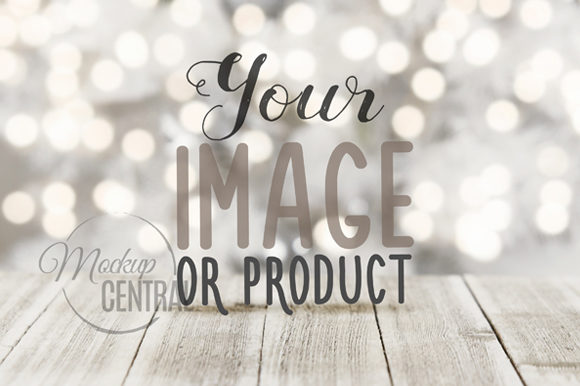 Download Winter Christmas Background Table Mockup - Background Collection