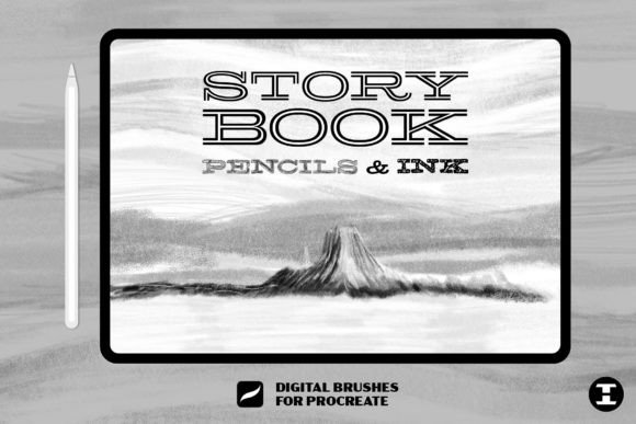 Download Storybook Pencils &amp; Ink Procreate Brush - Brush Collection