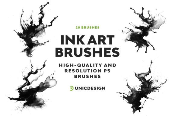 Download Ink Art Photoshop Brushes - Brush Collection