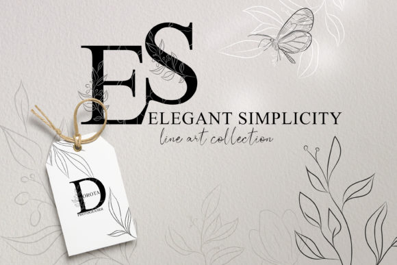 Download Hand Drawn Floral Line Art Collection - Collection Collection