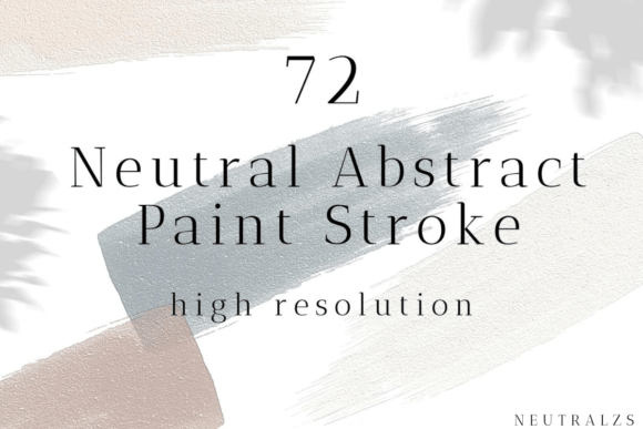 Download Neutral Brush Strokes Clipart Bundle - Stroke Collection