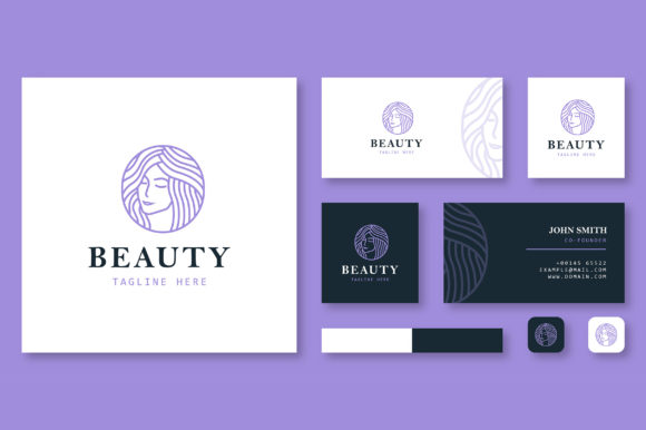 Download Beauty Logo with Business Card Tempalte - Beauty logo Collection