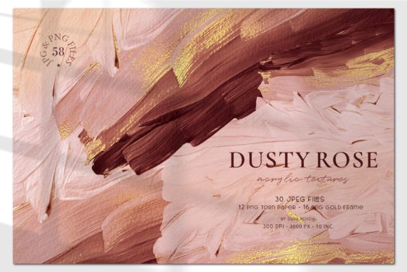 Download Dustyrose &amp; Gold Backgrounds - Background Collection