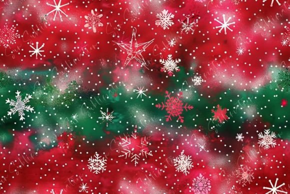 Download Red and Green Christmas Background with - Background Collection